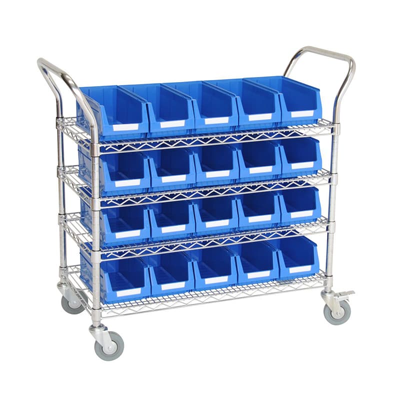 Industrial Cart Factory Speisewagen aus Edelstahl – Bild 23